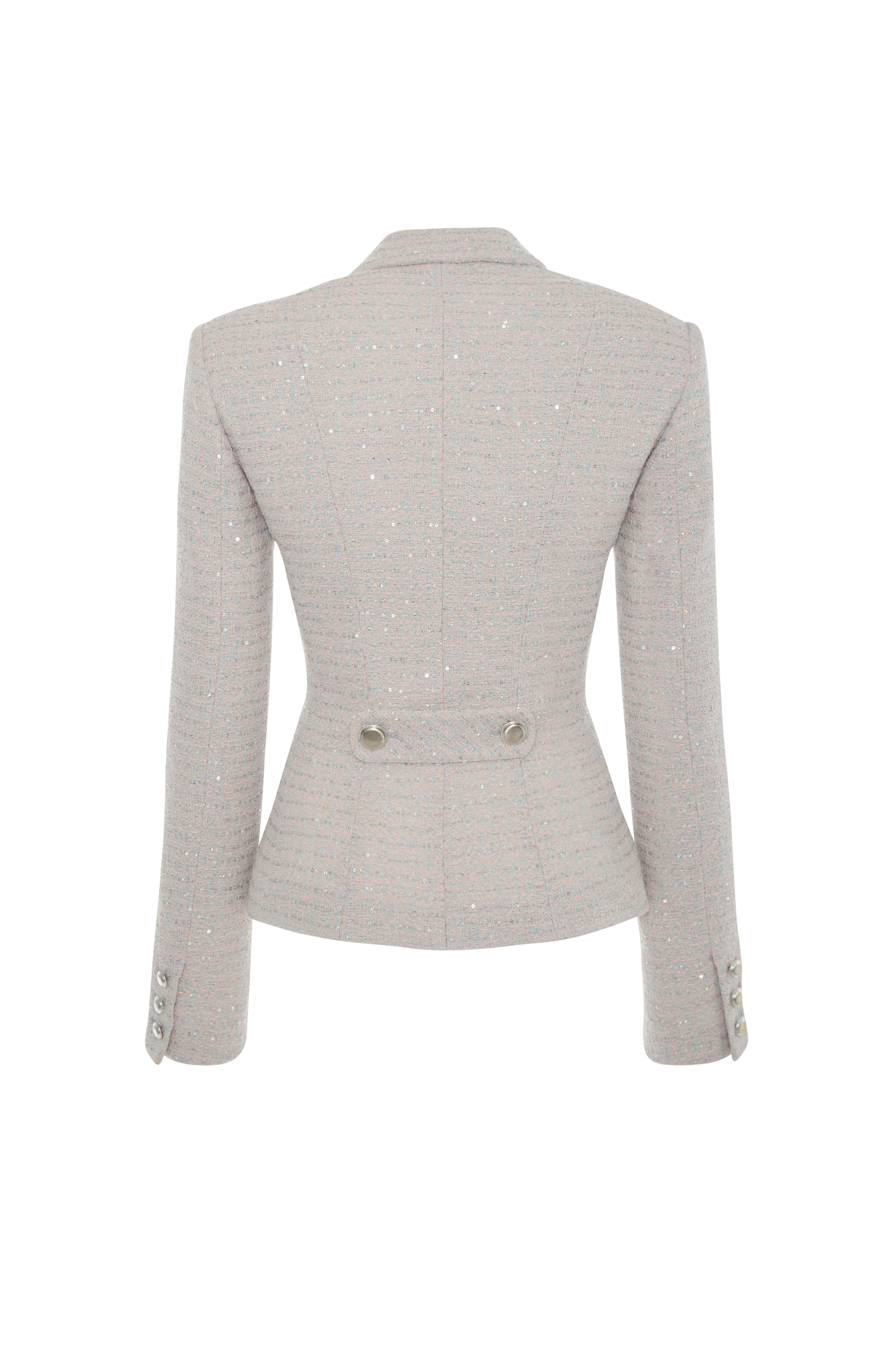 SEQUIN TWEED JACKET - 2