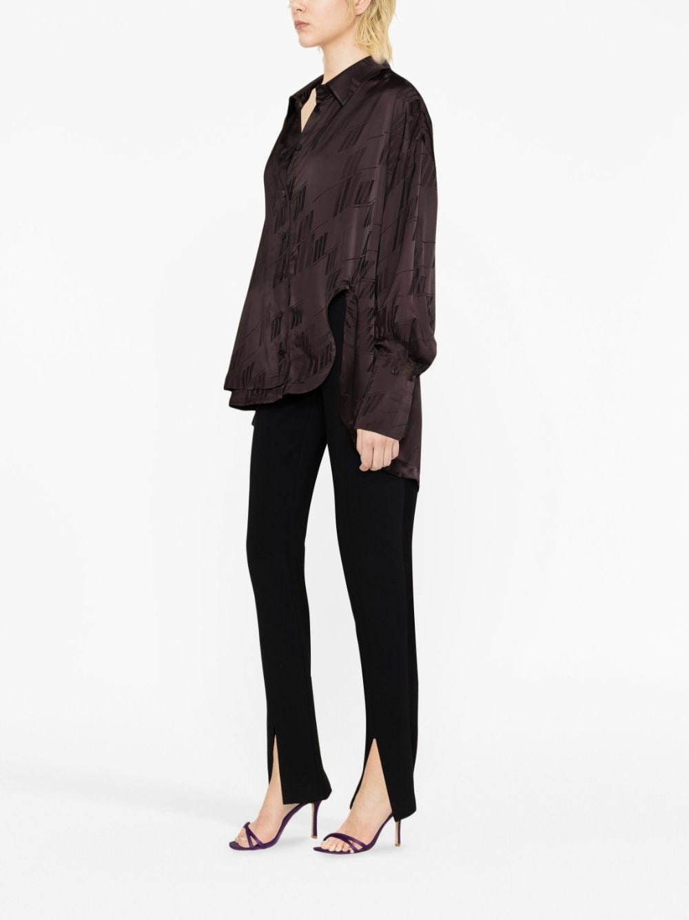 Diana cut-out asymmetric shirt - 4