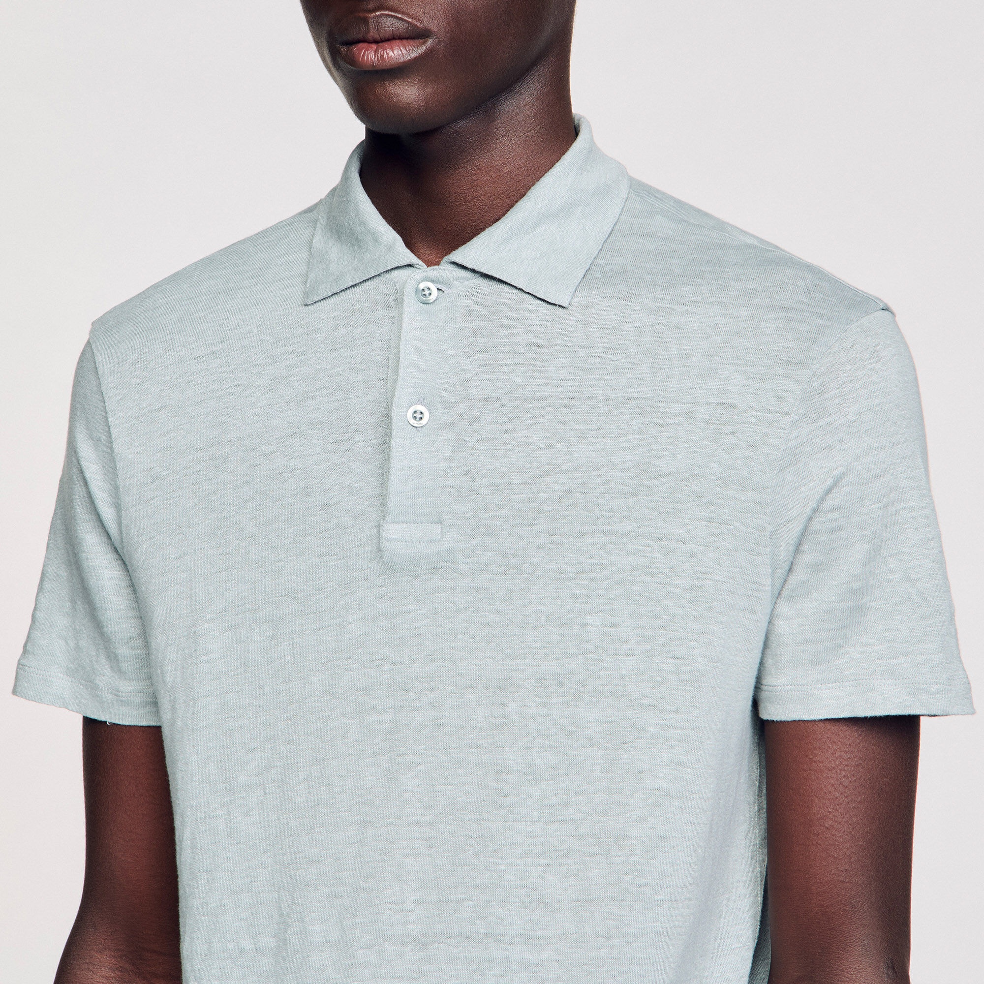 LINEN POLO SHIRT - 3