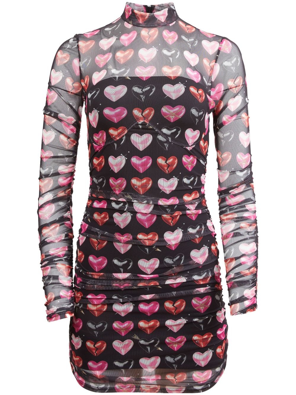 Heartbreaker ruched mini dress - 1