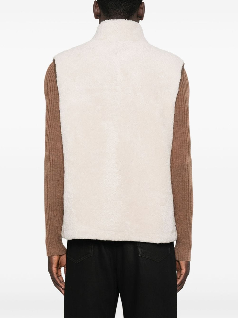 shearling gilet 4