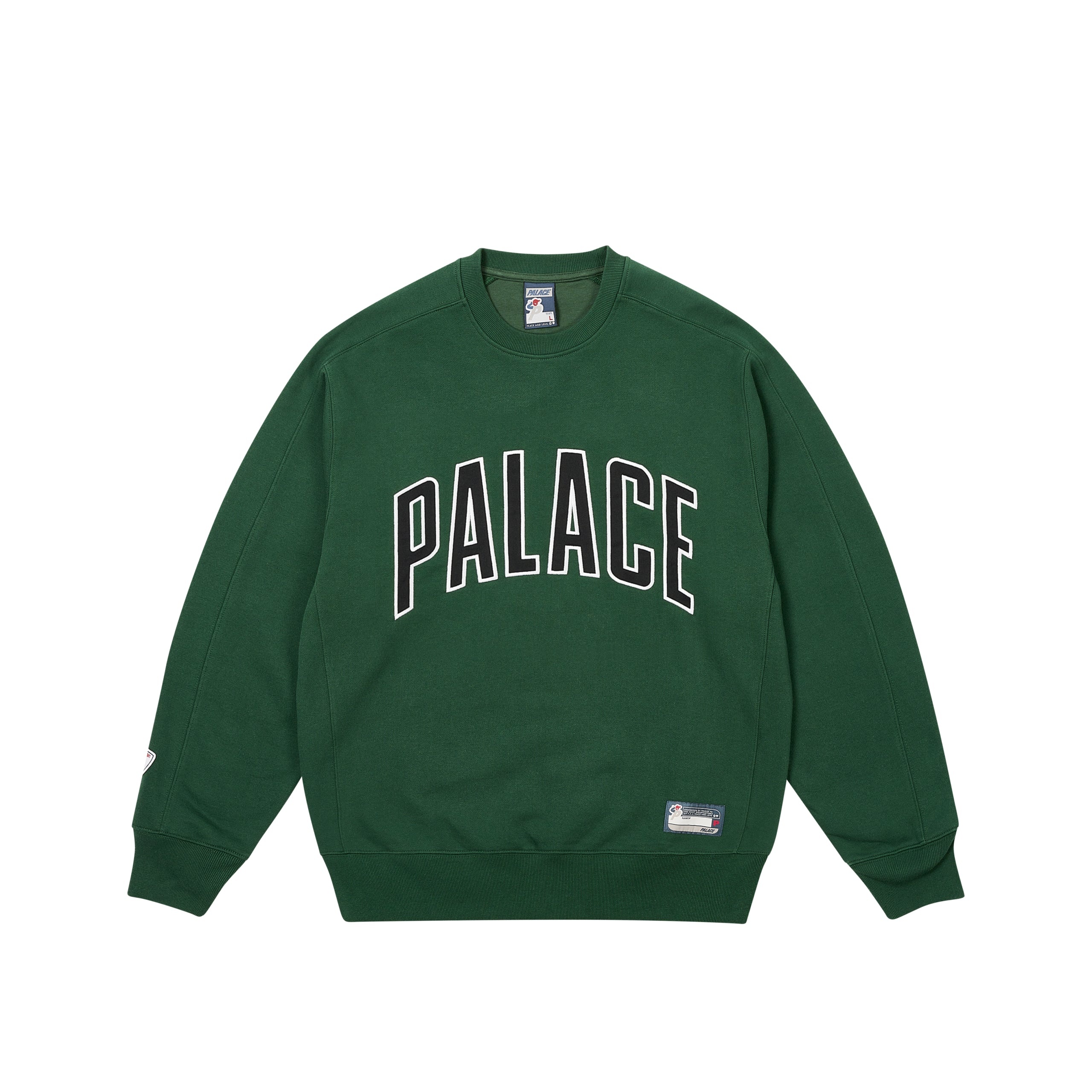 トップス ATHLETIC CREW RACEY GREEN PALACE ATHLETIC CREW RACEY GREEN | palace | REVERSIBLE
