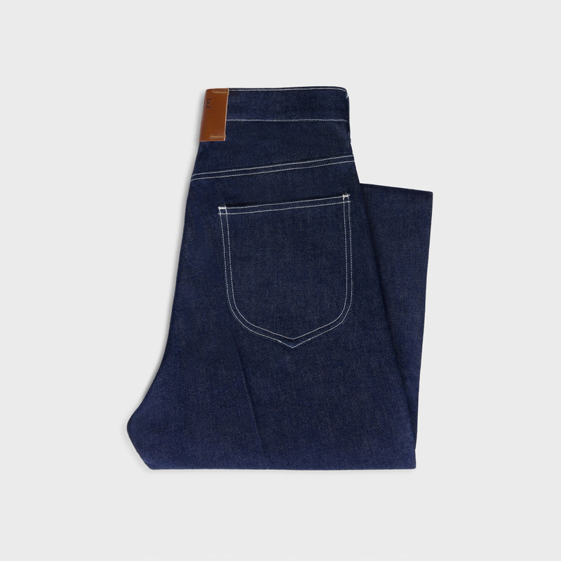CELINE boyfriend jeans 002 IN LIGHTWEIGHT INDIGO DENIM outlook