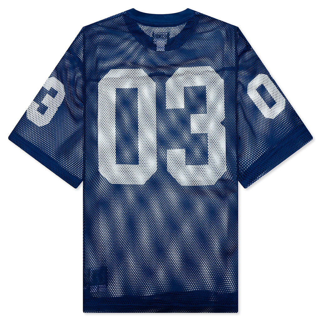BB VARSITY S/S KNIT CROPPED FIT - NAVY PEONY - 2