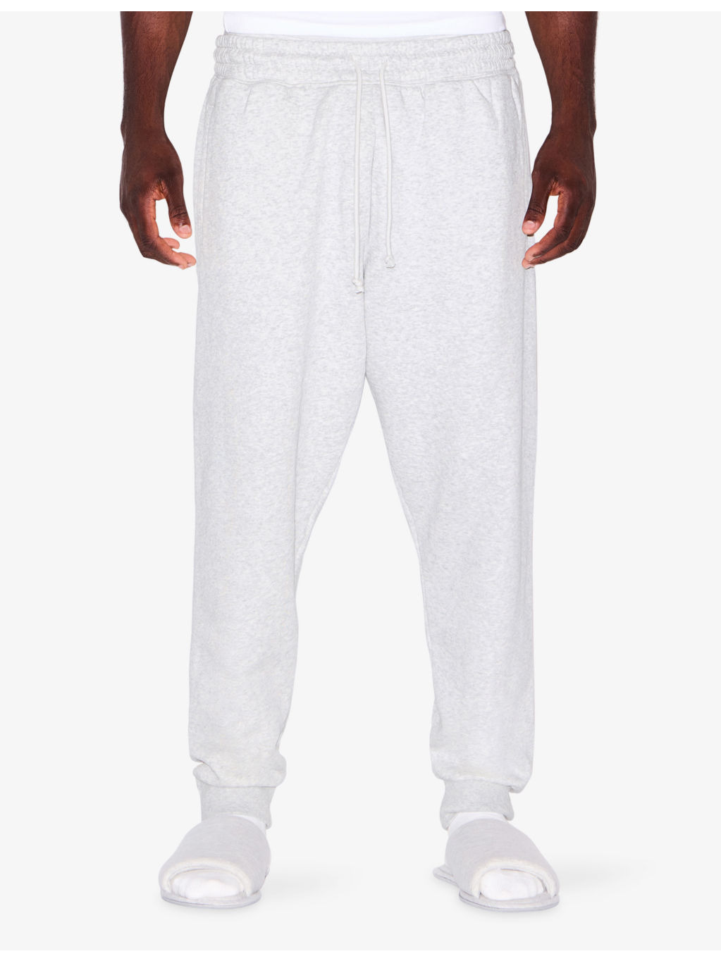 Fleece Lounge Tapered Cotton-Jersey Jogging Bottoms - 3