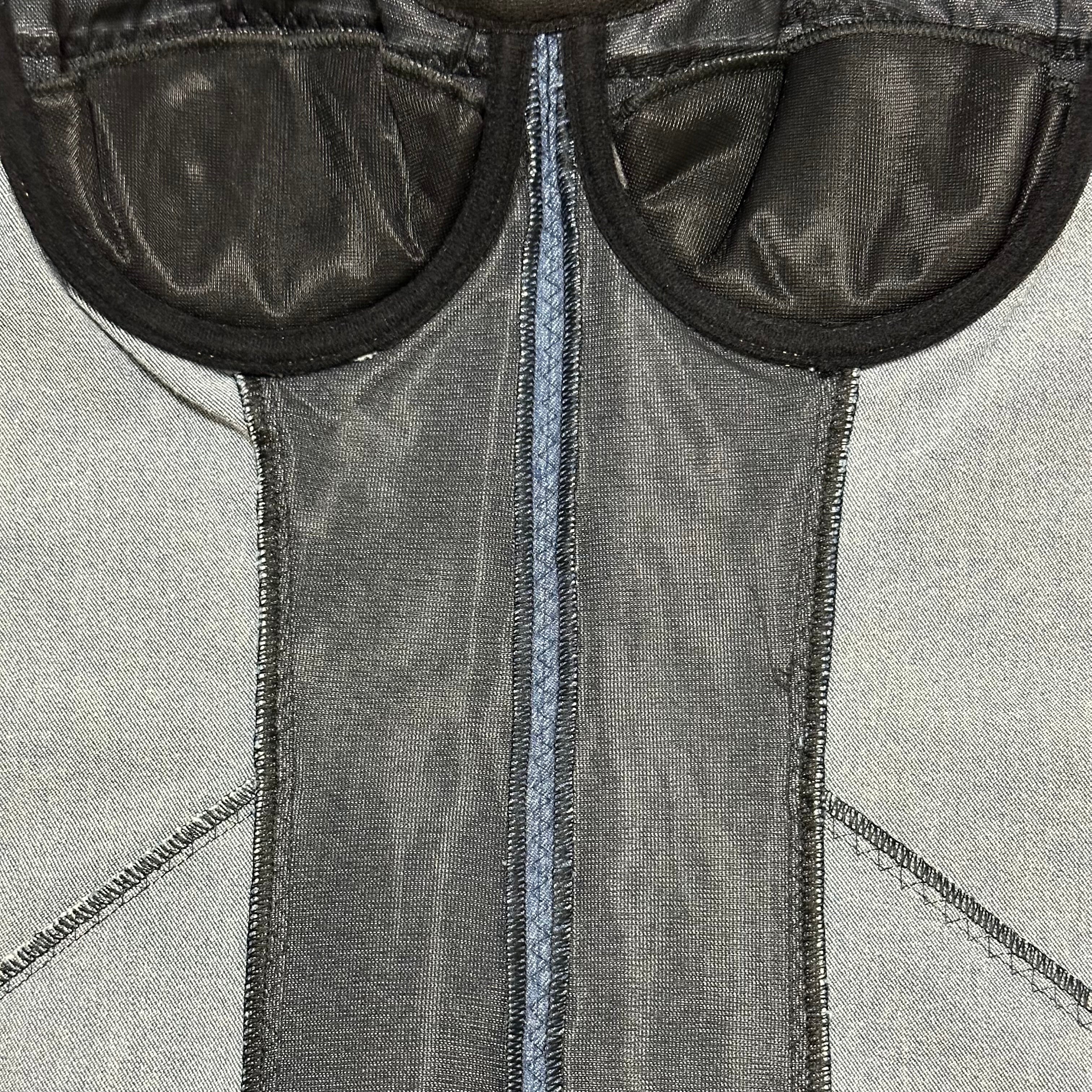 DOLCE&GABBANA Fall Winter 1996 Denim Bustier - 5