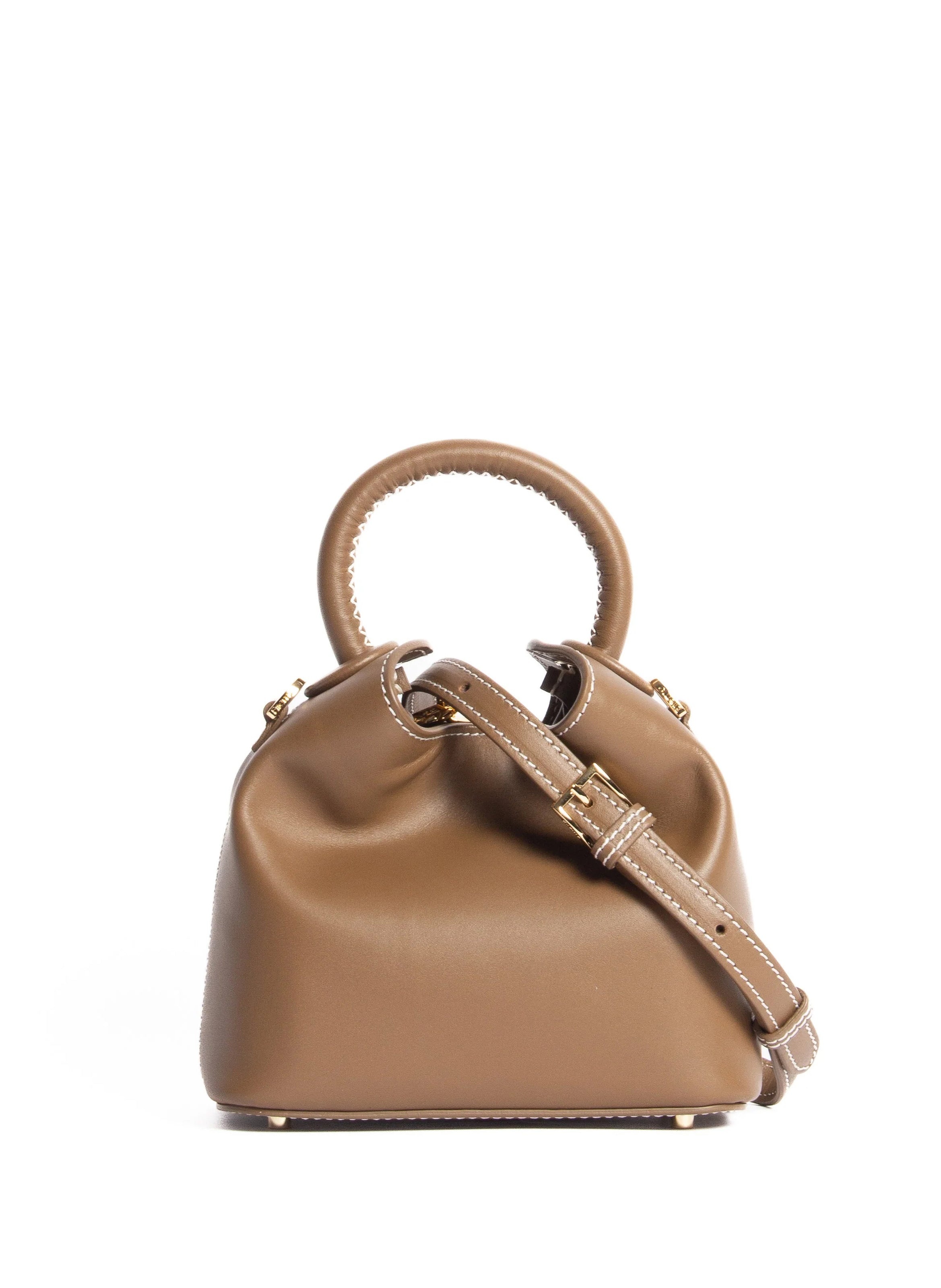 Madeleine Leather Rock/White Stitches - 3