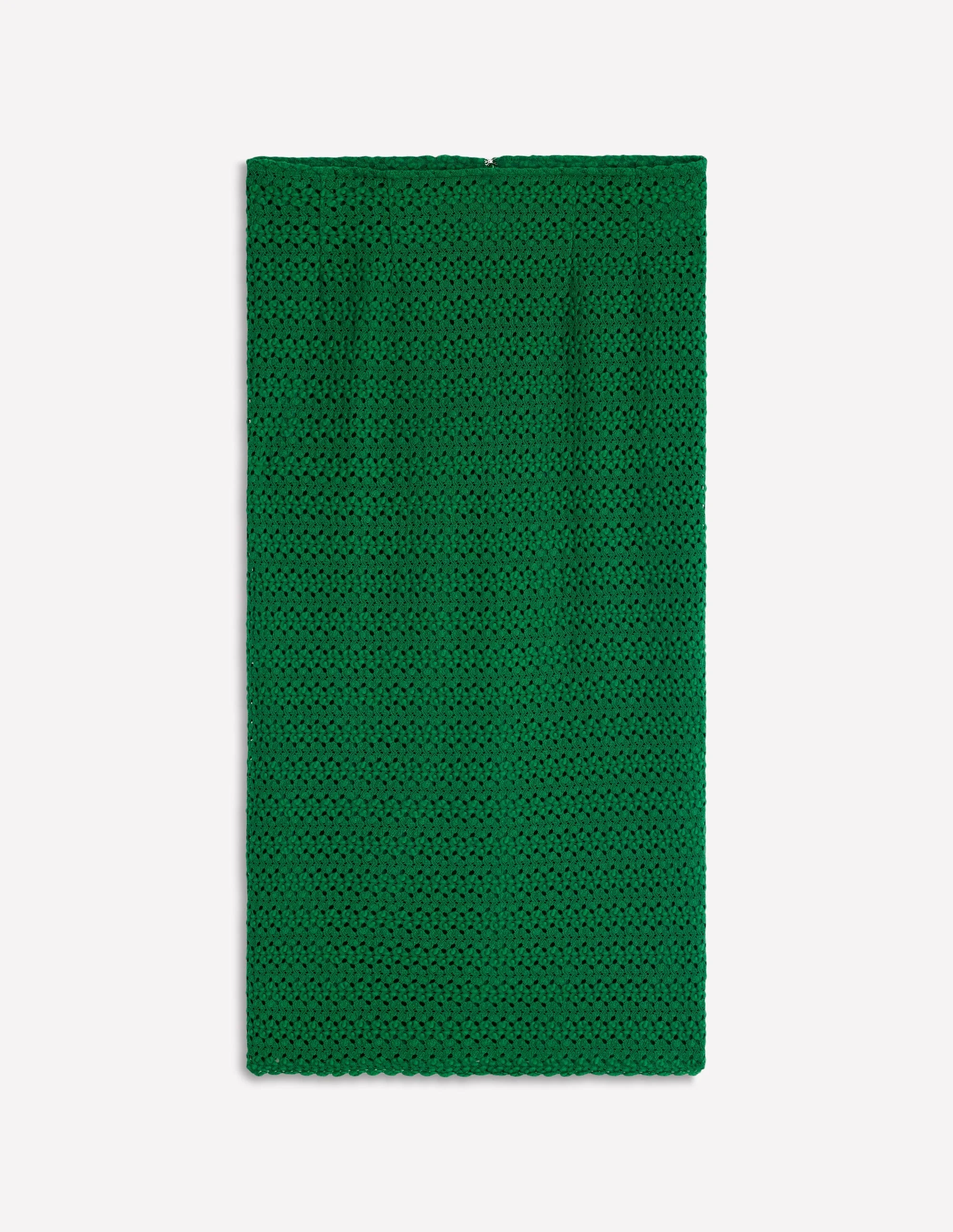 Lace Pencil Skirt-Fresh Green - 1
