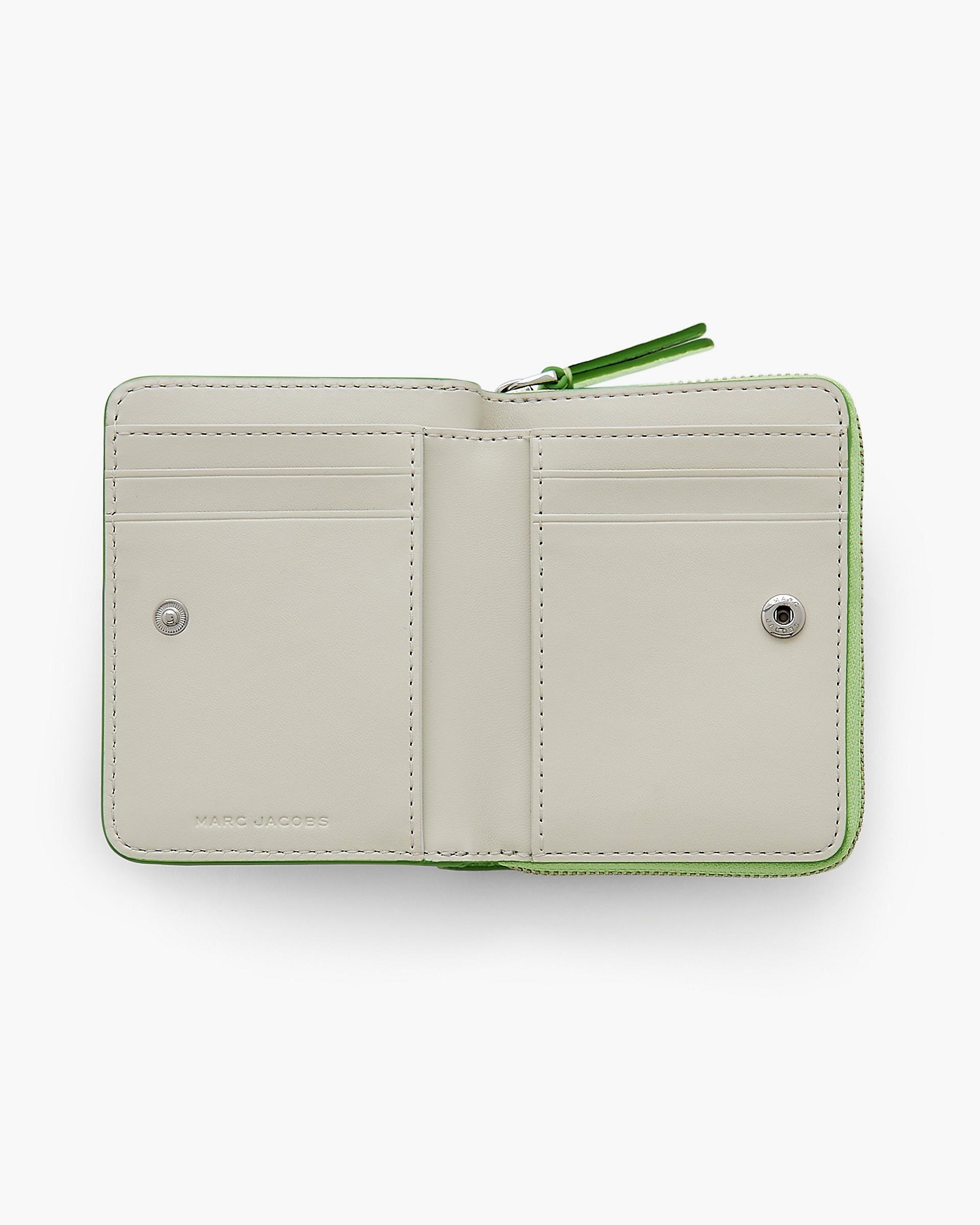 THE LEATHER MINI COMPACT WALLET - 2