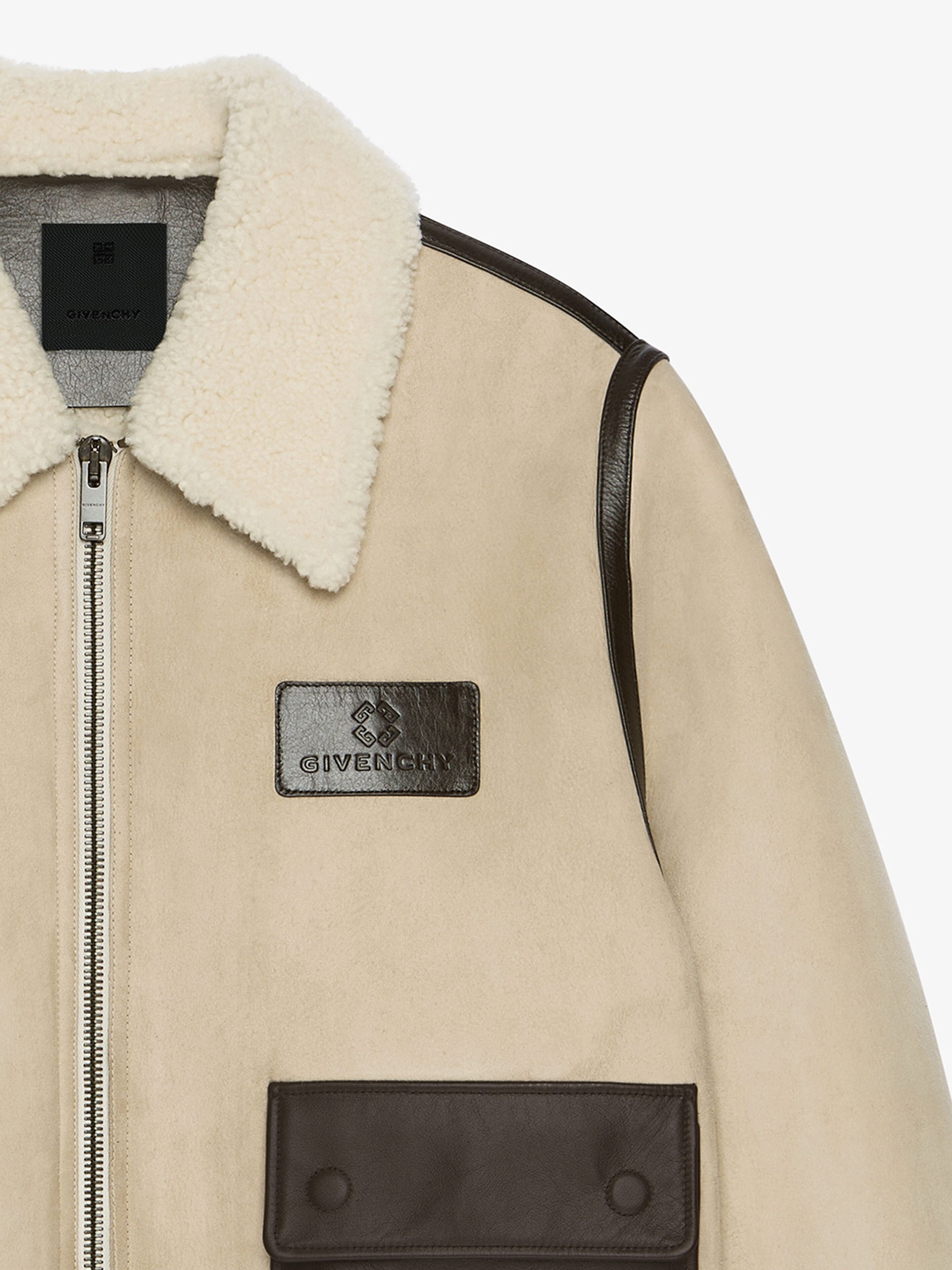AVIATOR JACKET IN SHEARLING - 4