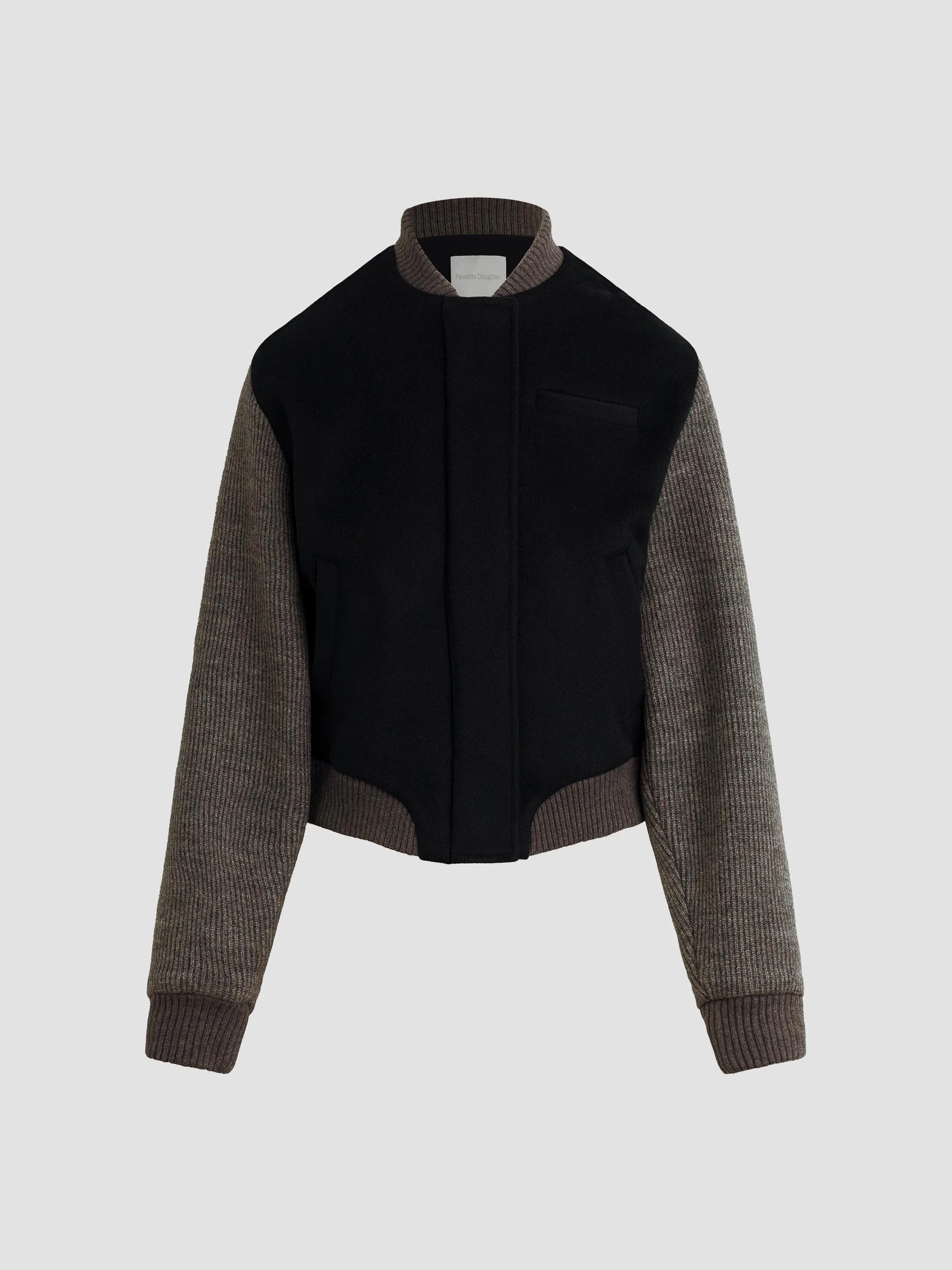 Women's The Studio Bomber Jacket - Navy Grey - 1