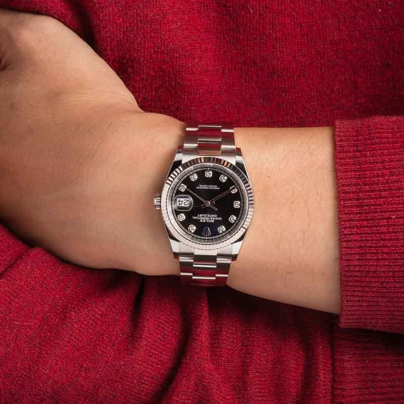 Rolex Datejust 126234 Black Diamond Dial - 5