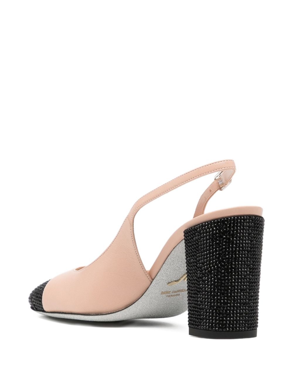90mm crystal-embellished pumps - 3