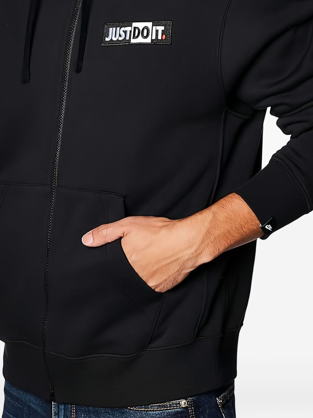 full-zip logo hoodie - 4