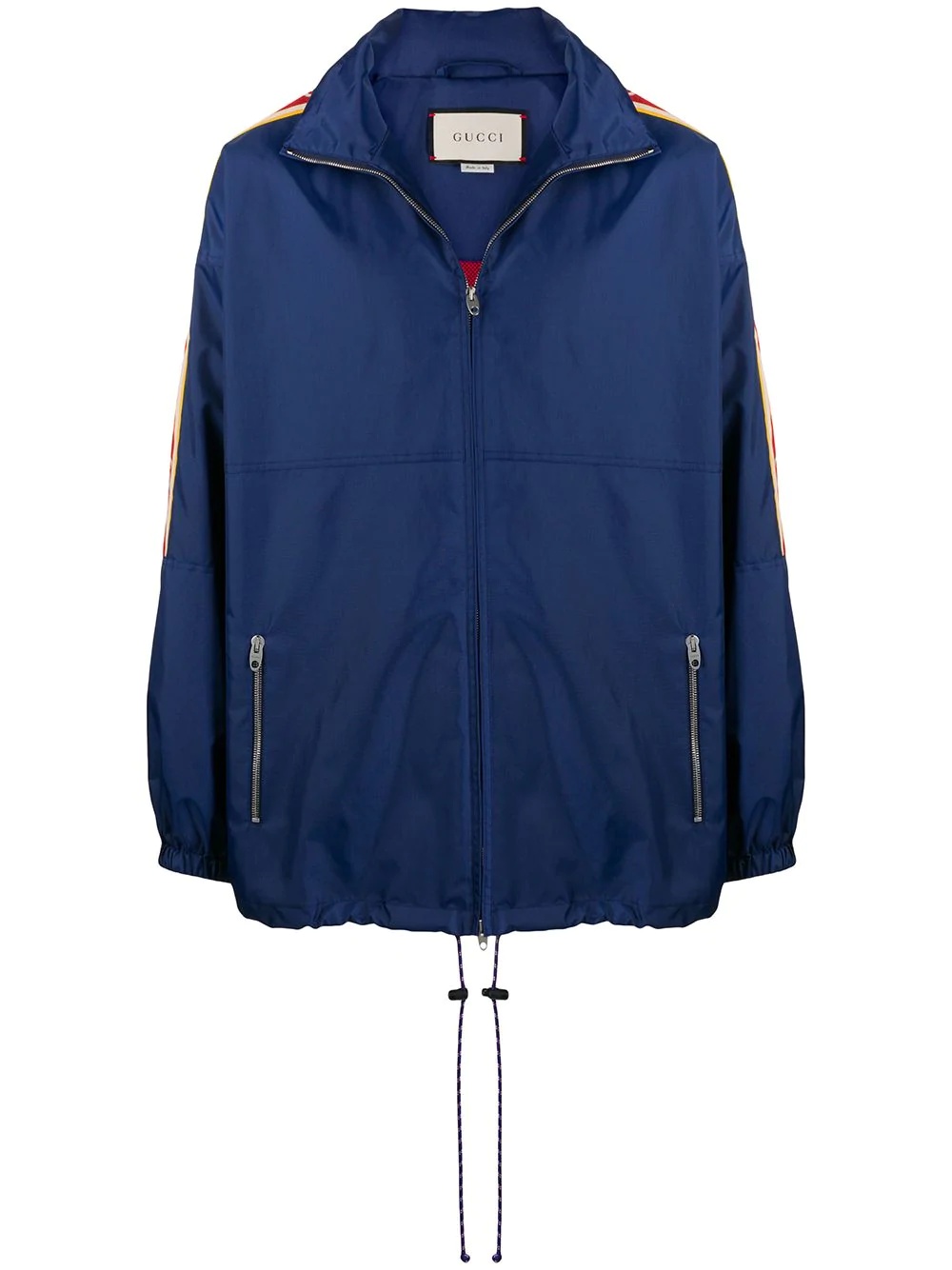 GG Web zipped hooded jacket - 1