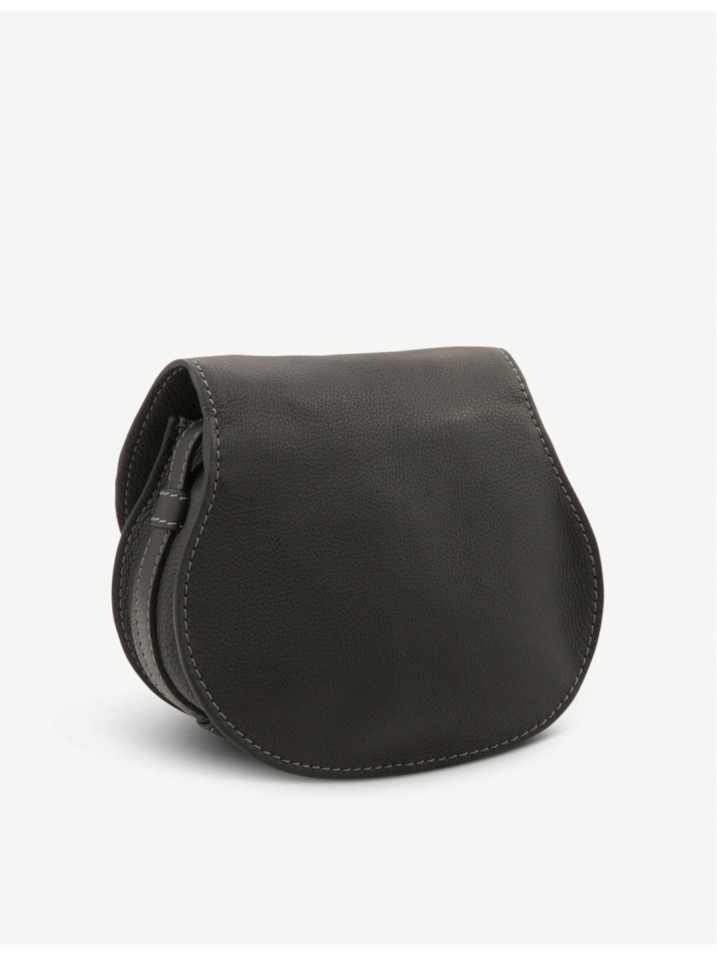 Marcie small leather saddle bag - 3