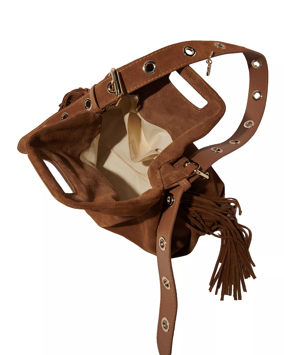 Miss M Suede Fringe Crossbody - 3