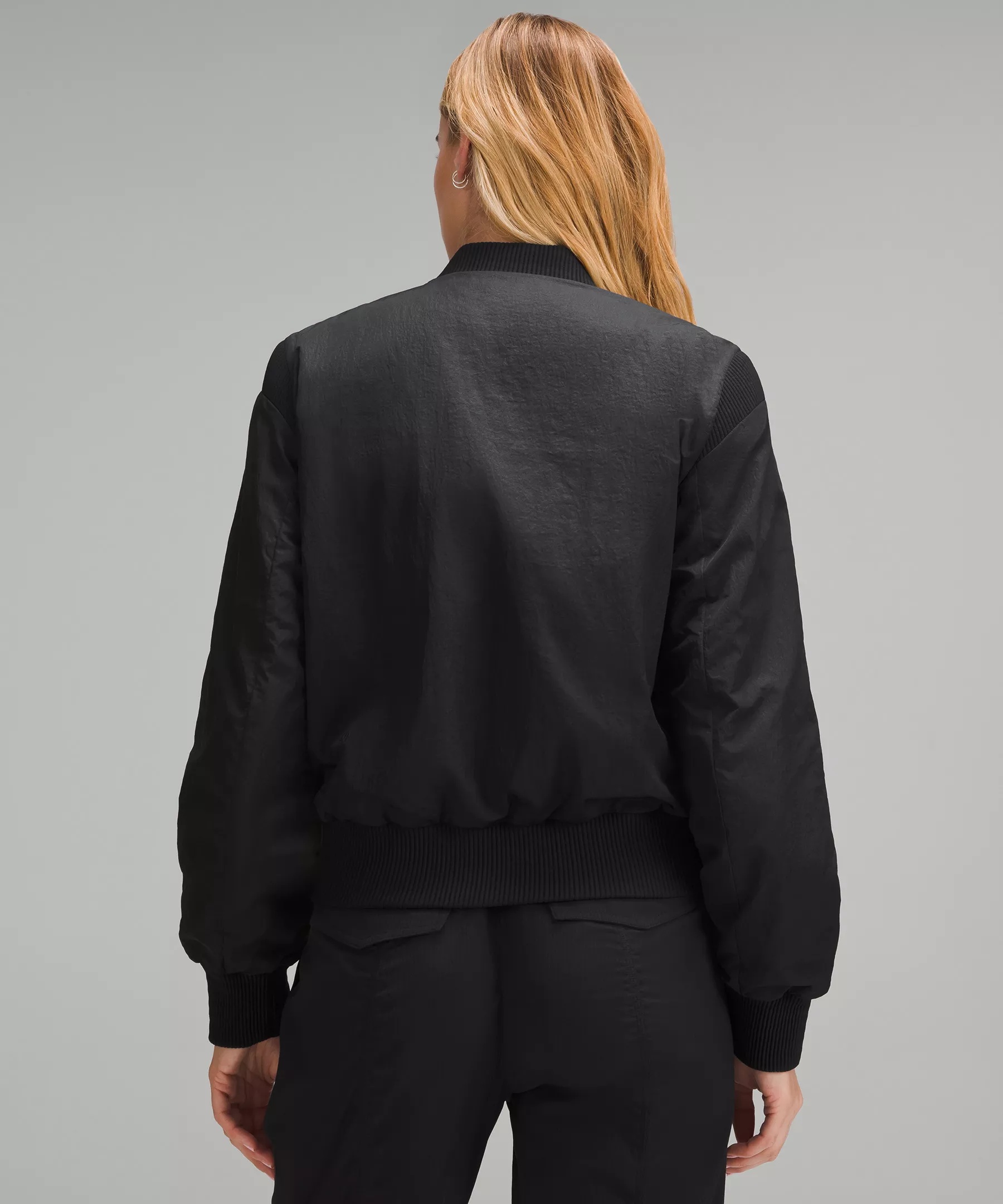 Women's Reversible Insulated Bomber Jacket - 3