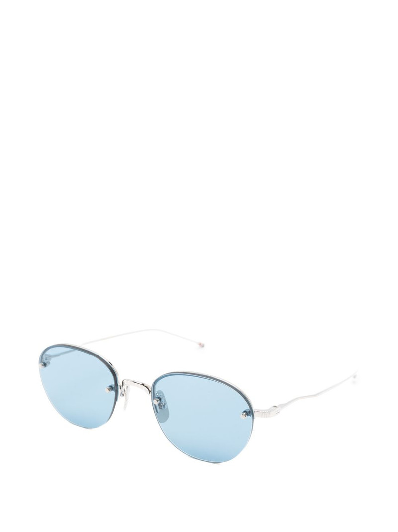 Thom Browne oval-frame sunglasses outlook