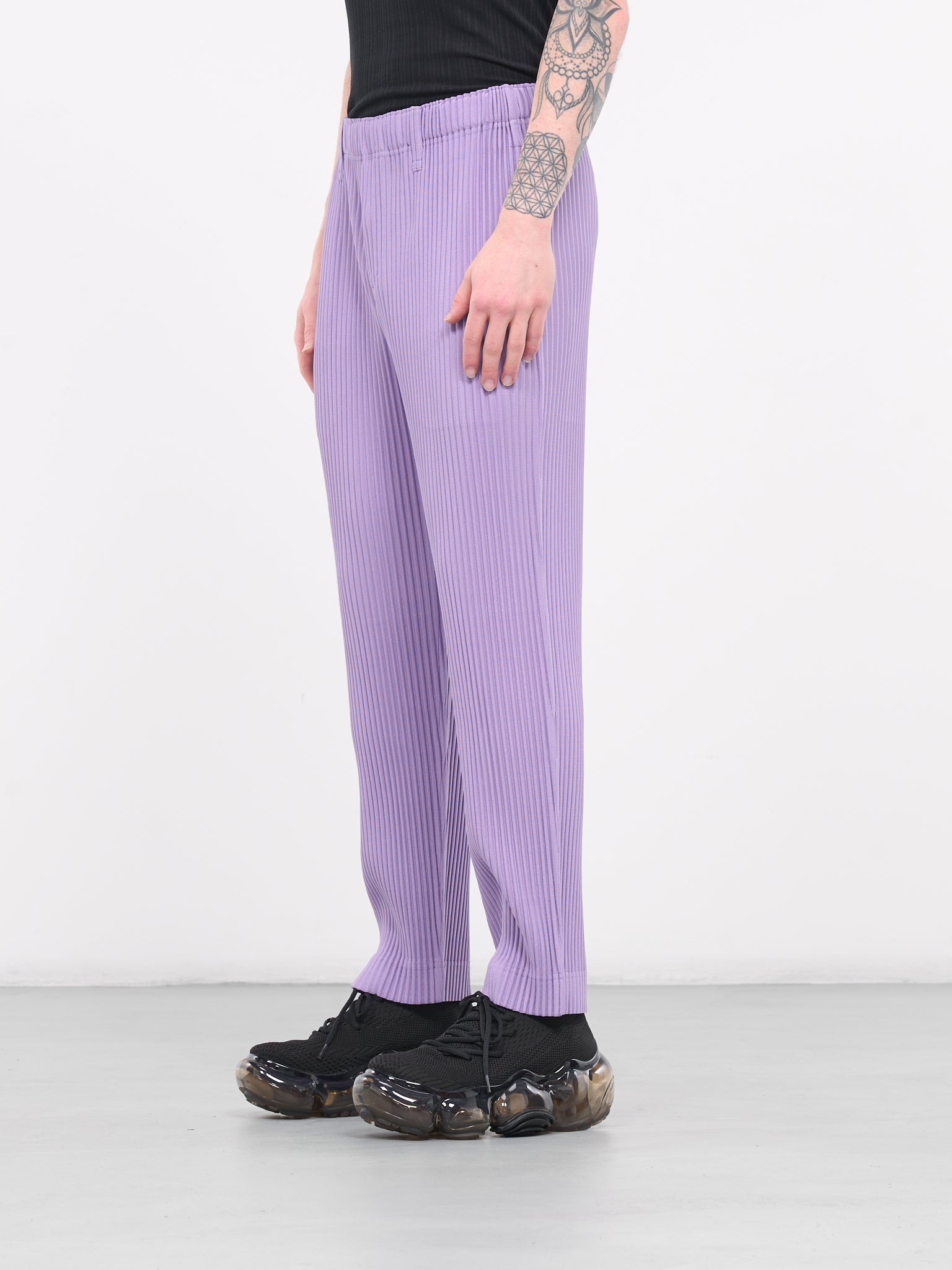 Color Pleats Trousers - 2