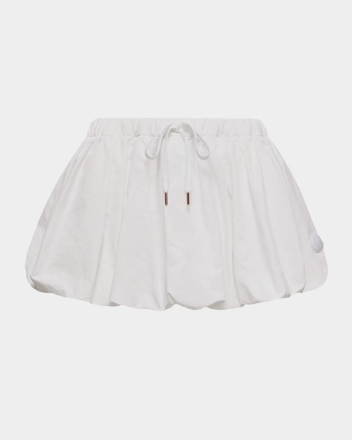 Cotton Blend Balloon Mini Skirt - 1