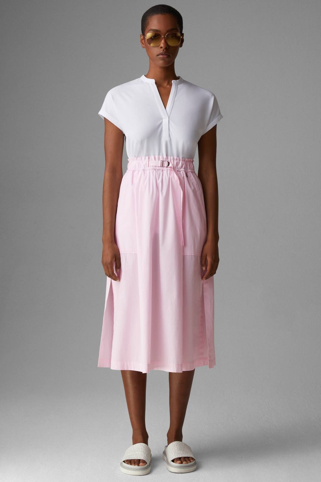 ROSALIA MIDI SKIRT IN PINK - 4