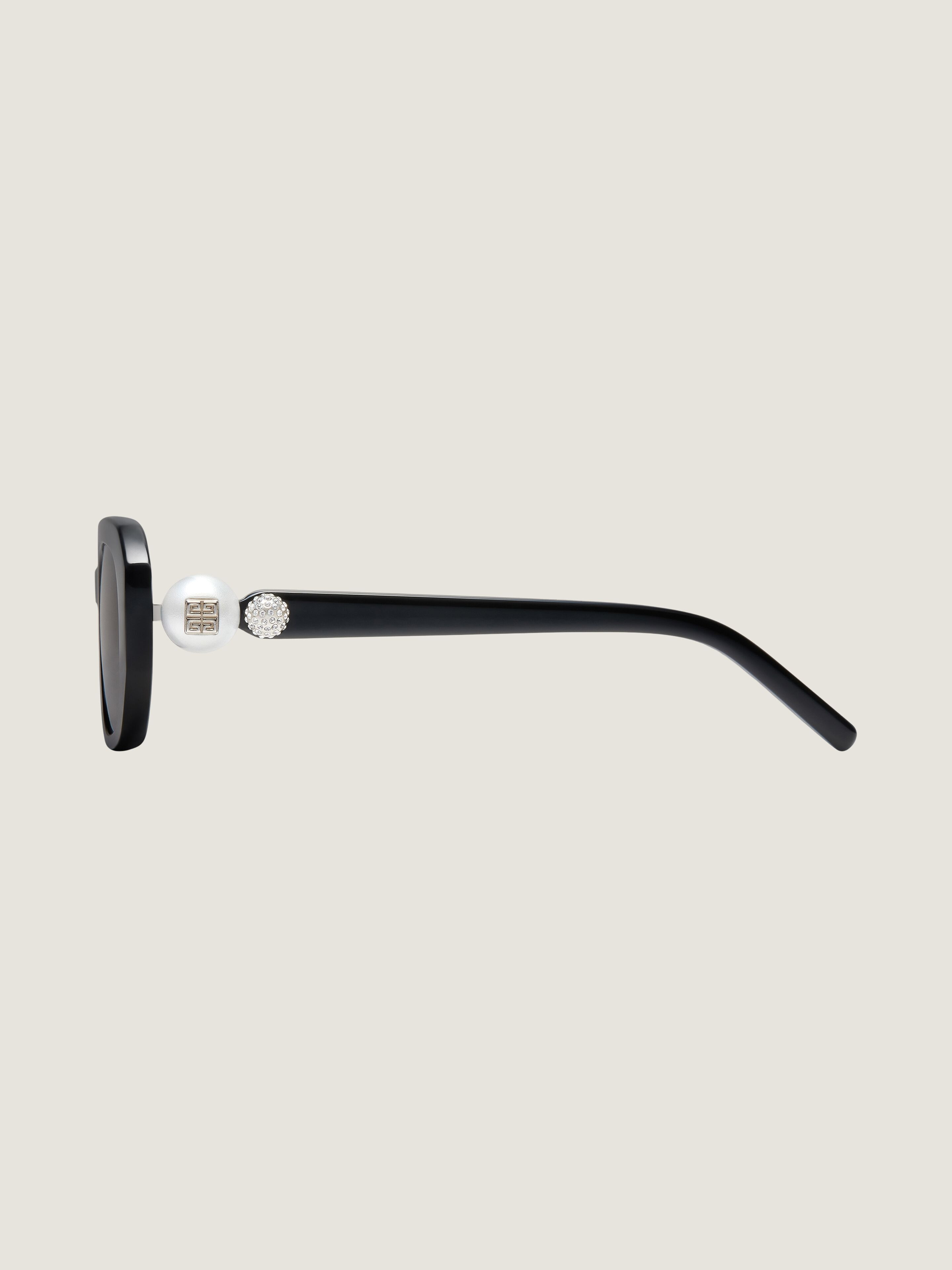 4G PEARL SUNGLASSES IN ACETATE WITH CRYSTALS - 3