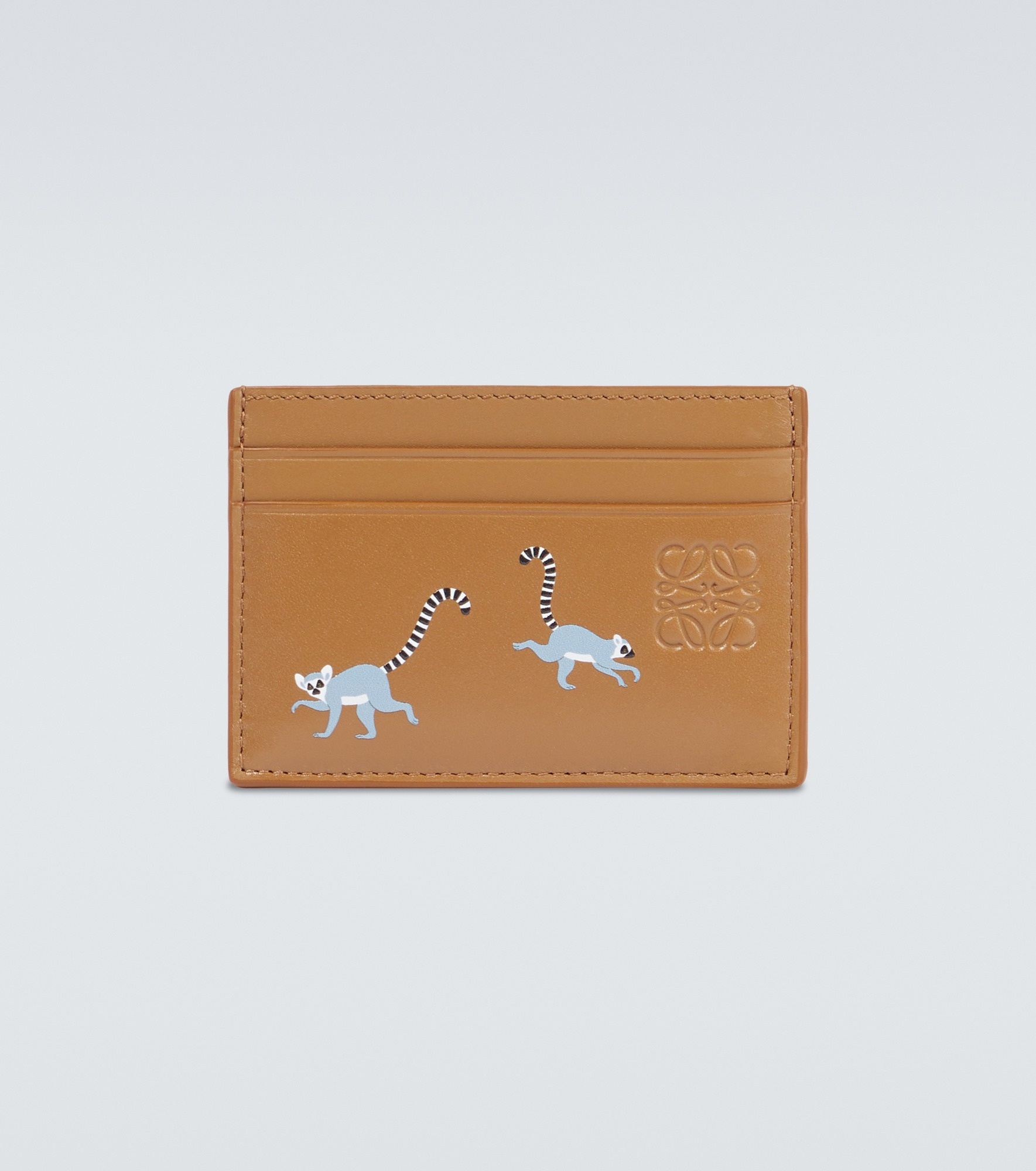 x Suna Fujita Lemur leather card holder - 1