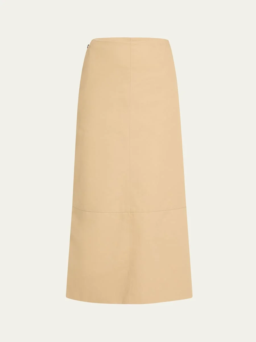 Avery Side-Zip Midi Skirt - 1