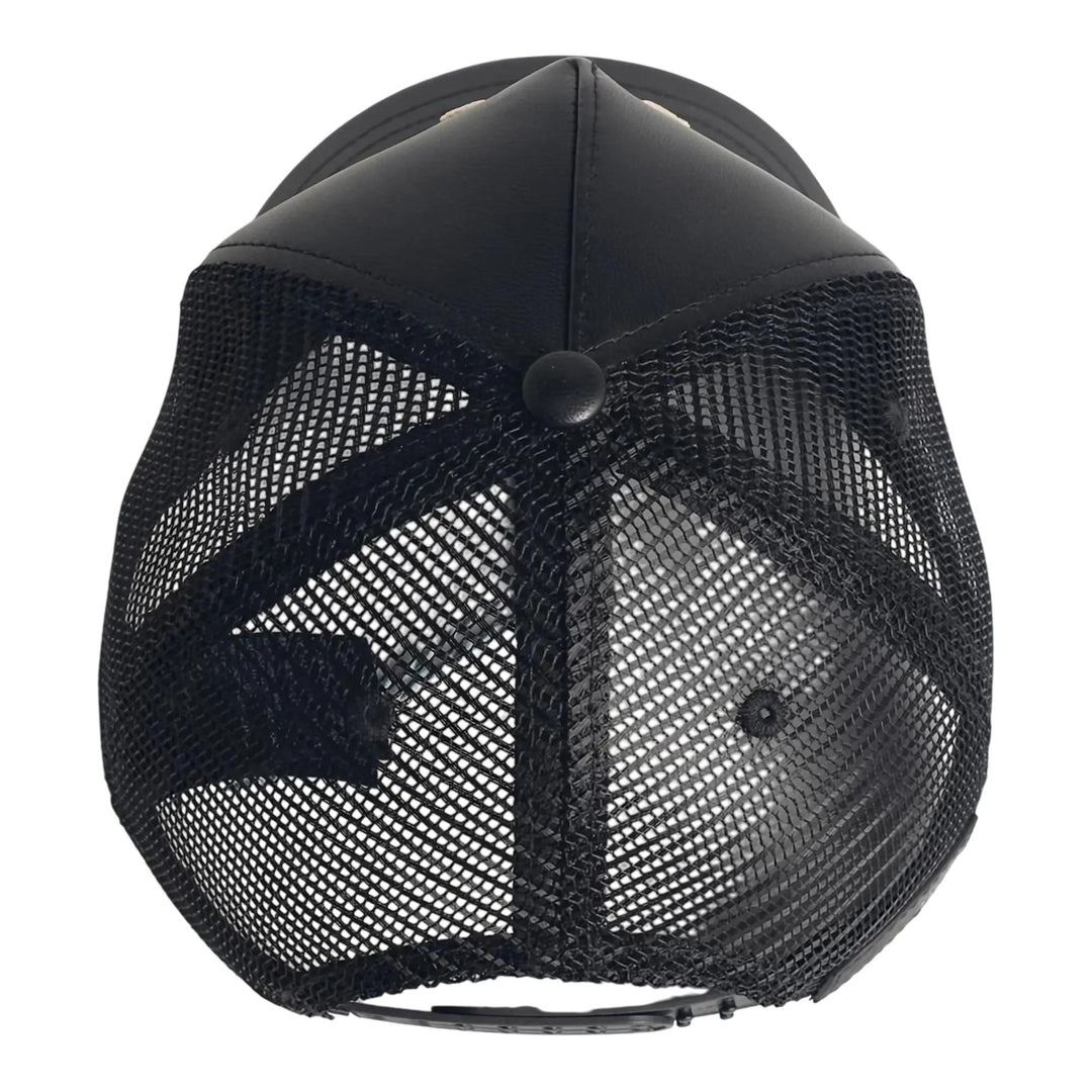 Leather MA Trucker Hat - 3