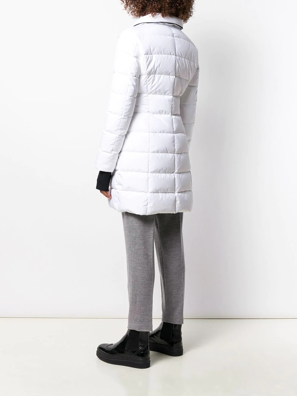 mid-length puffer jacket - 6