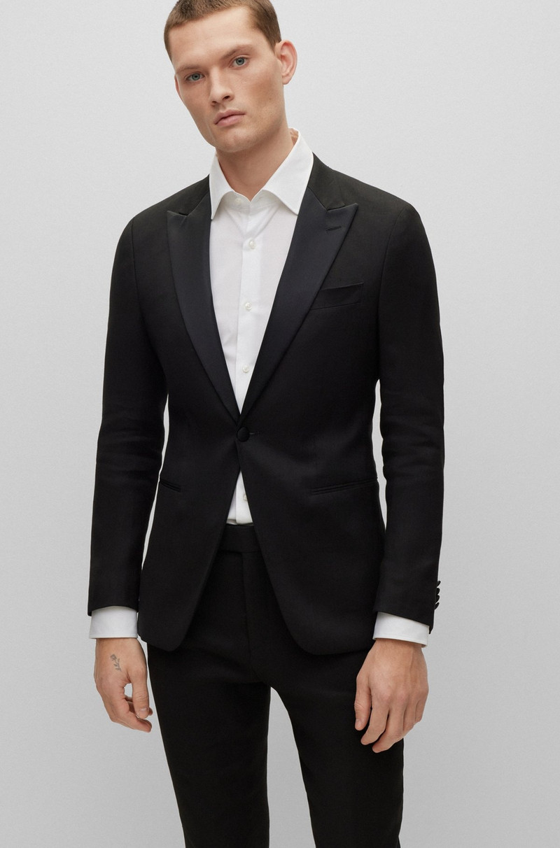 SLIM-FIT SUIT IN A LINEN BLEND 2