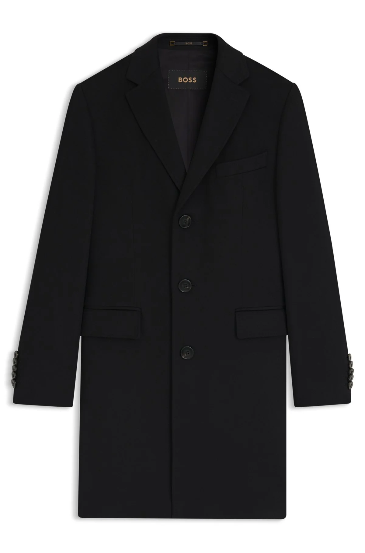 SLIM-FIT COAT IN CASHMERE - 1