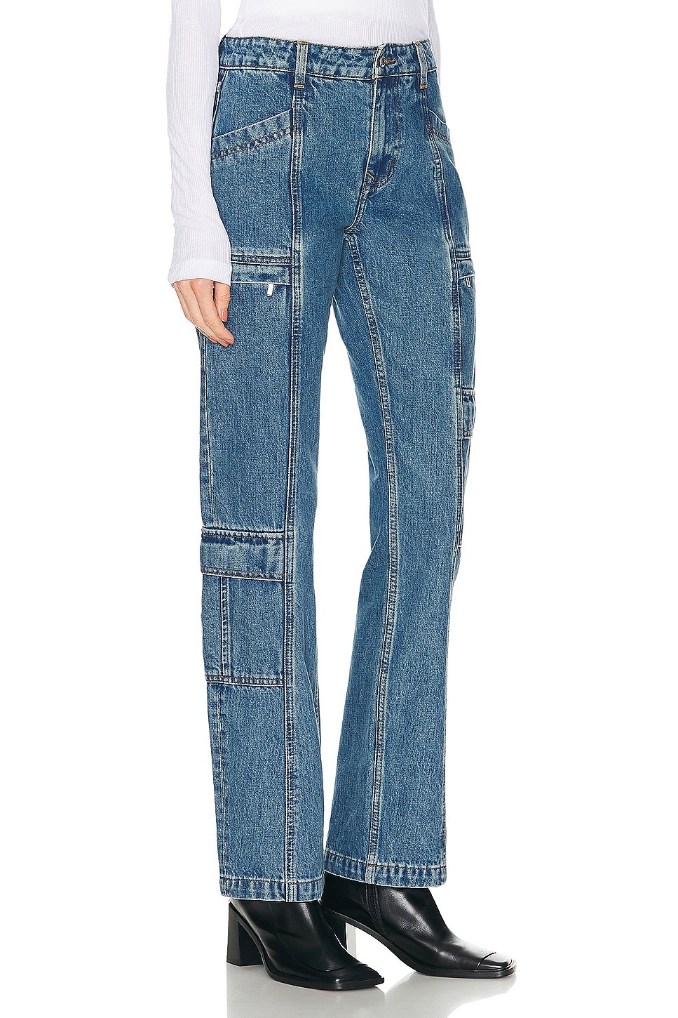 Naomi Low Rise Slim Cargo - 2