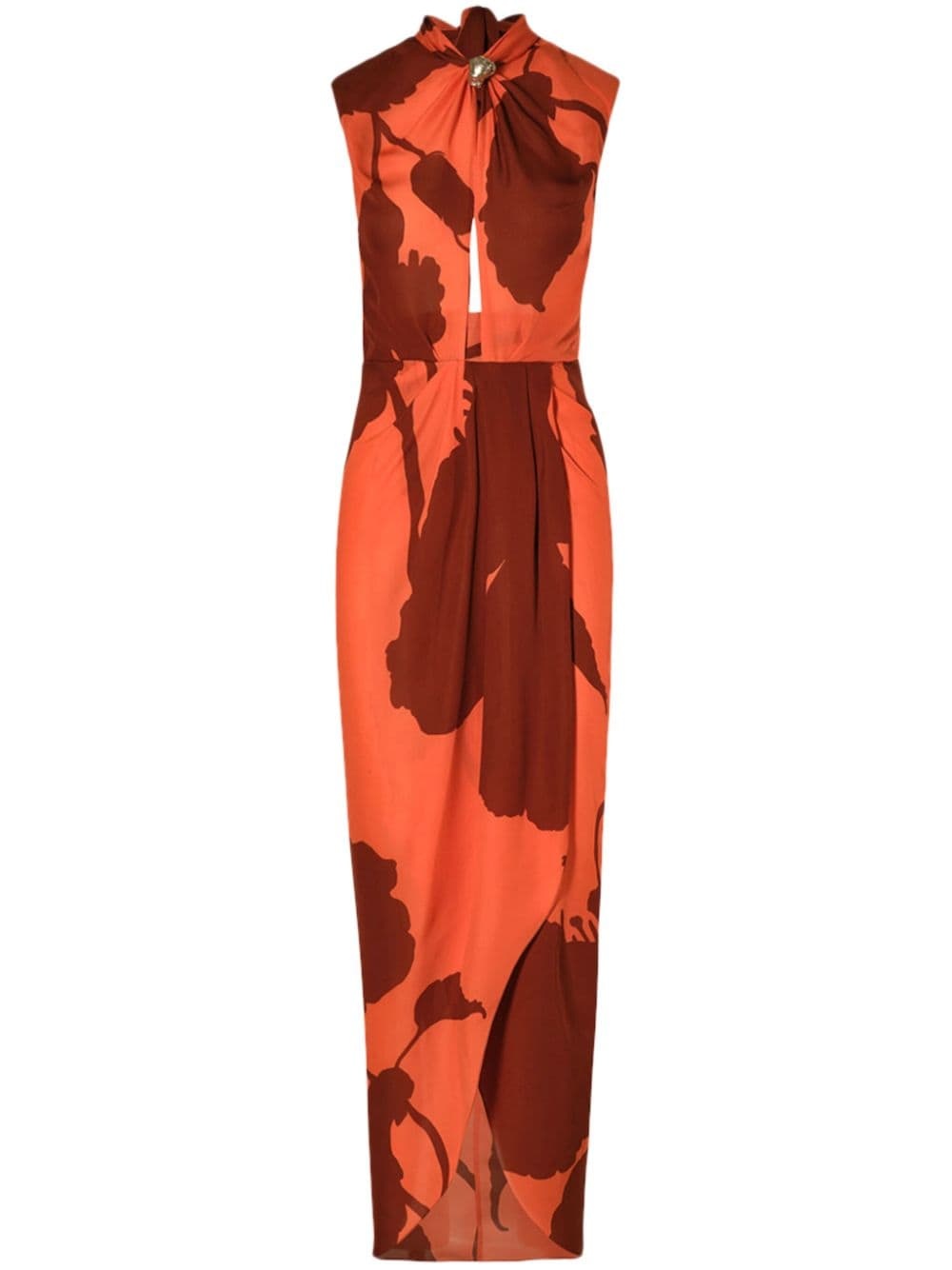 Inspiring Vistas silk maxi dress - 1