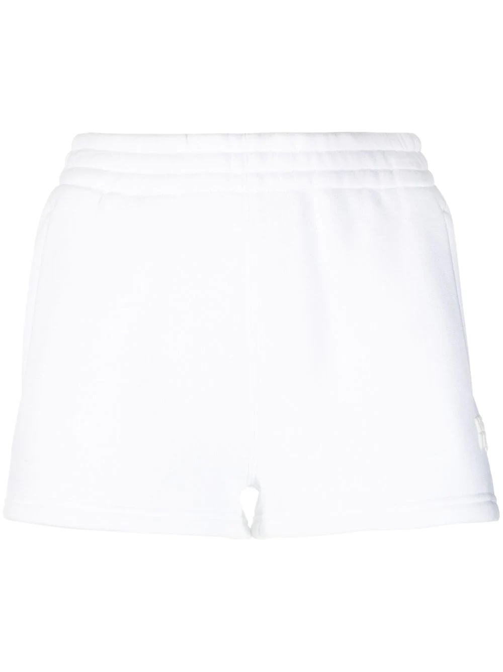 cotton-blend track shorts - 1