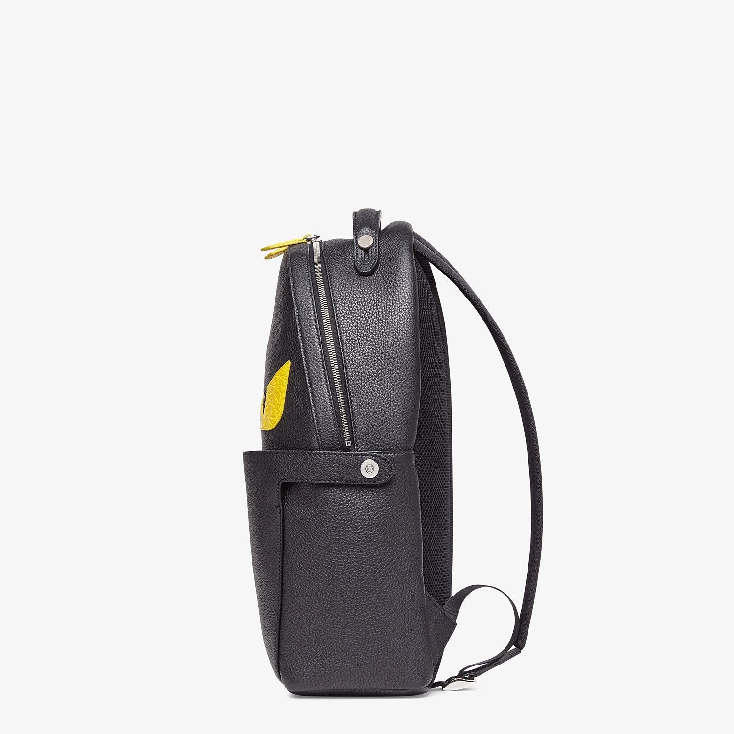 Black leather backpack - 3