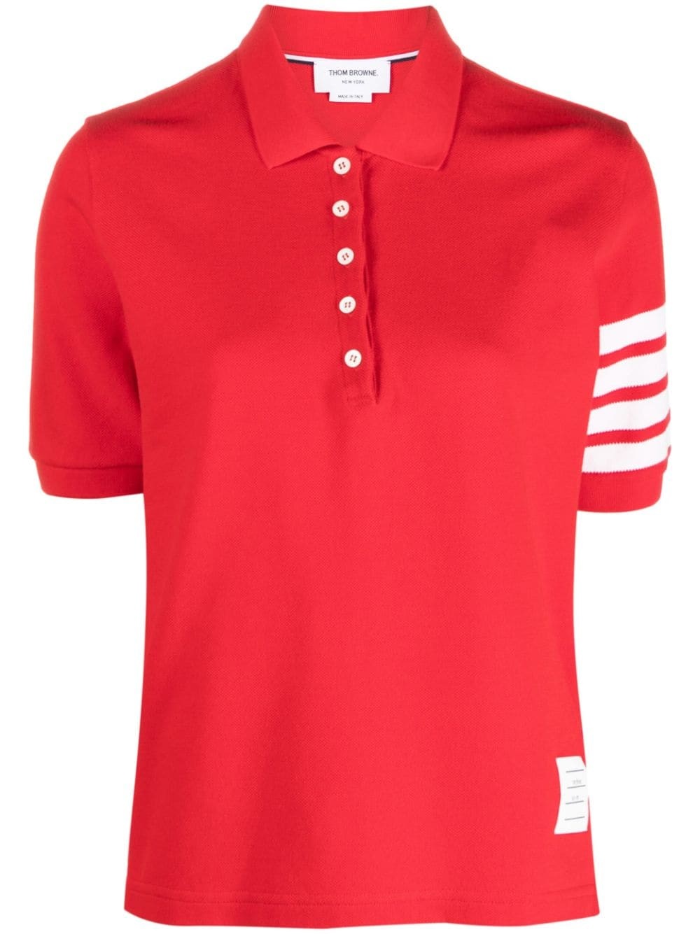 4-Bar Stripe 2003-print polo shirt - 1