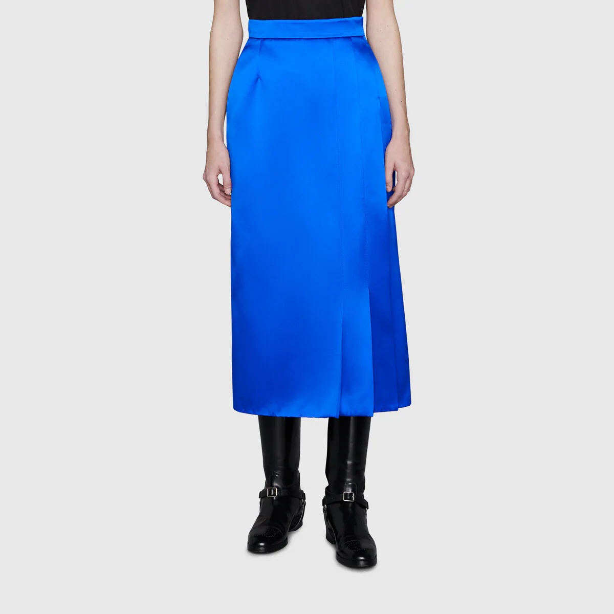 Silk duchesse skirt - 3