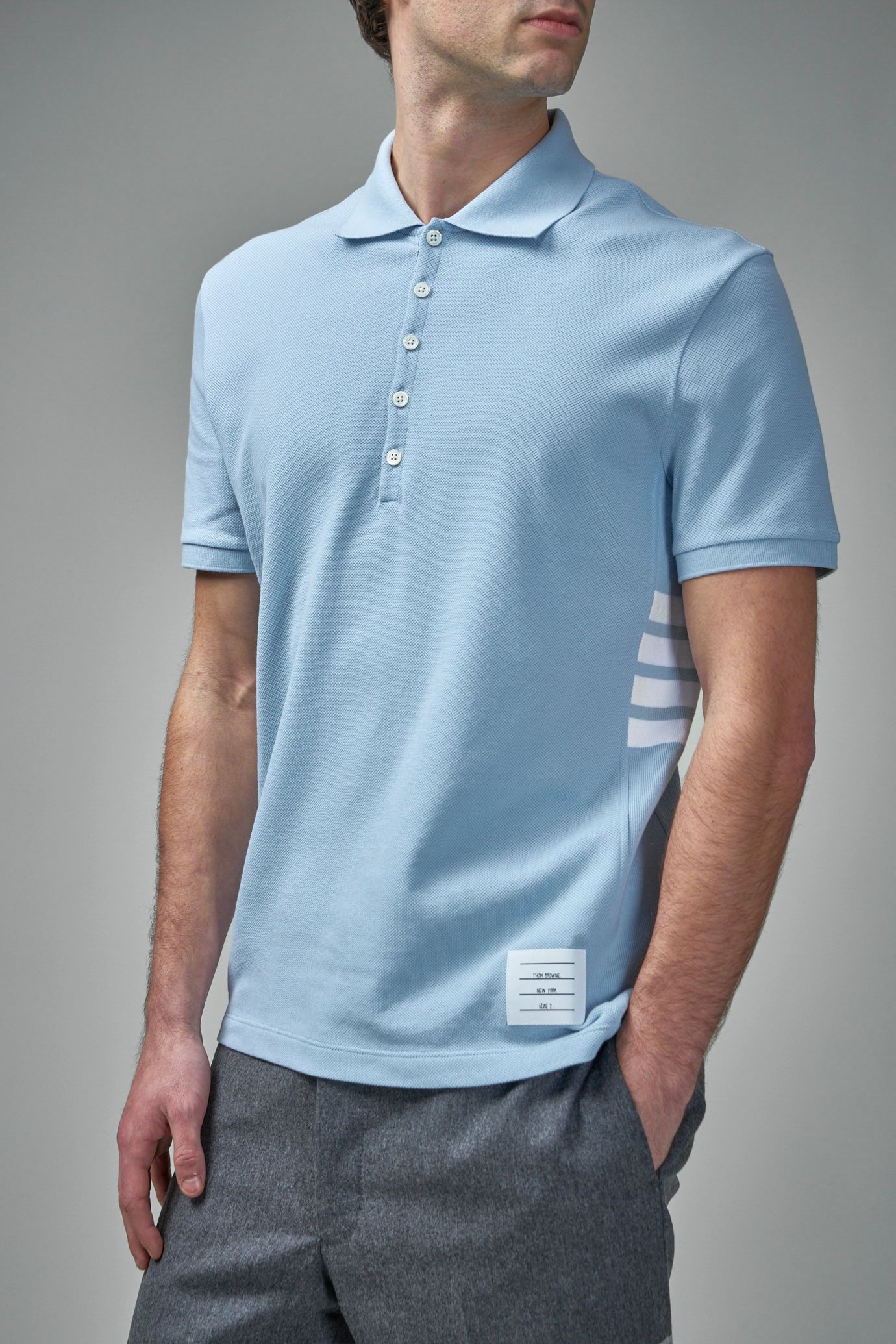 Classic Pique 4-Bar Short Sleeve Polo - 4