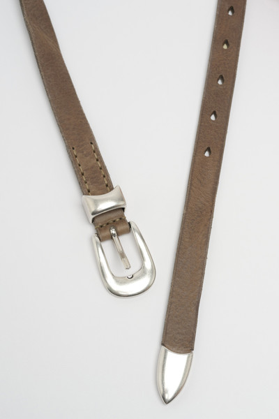 Our Legacy Belt 2 cm Grey Leather outlook