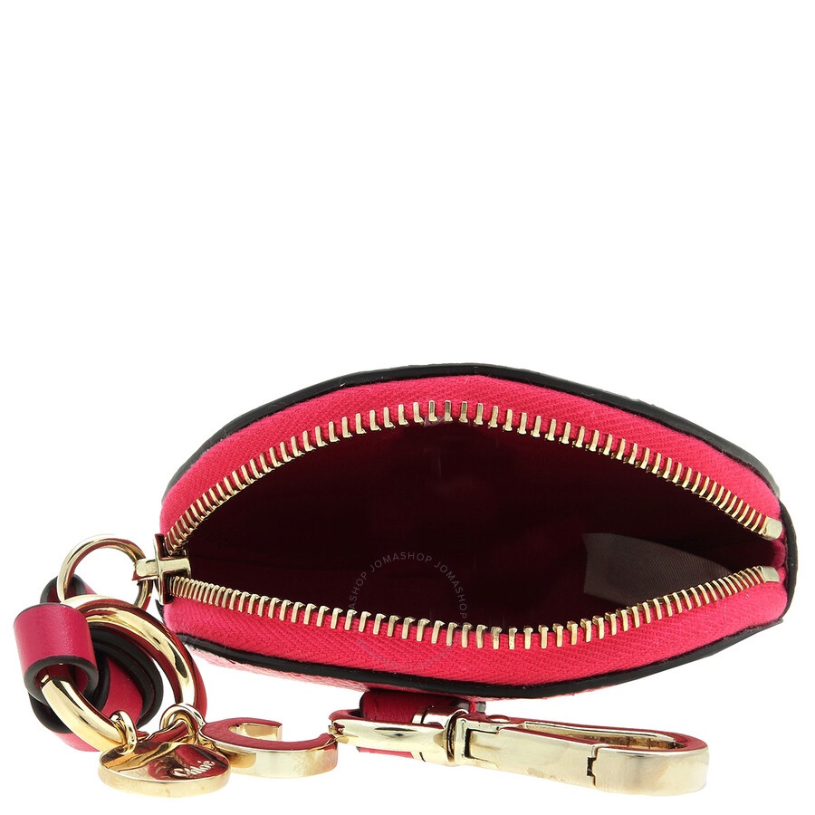 Chloe Alphabet Leather Coin Purse - 4