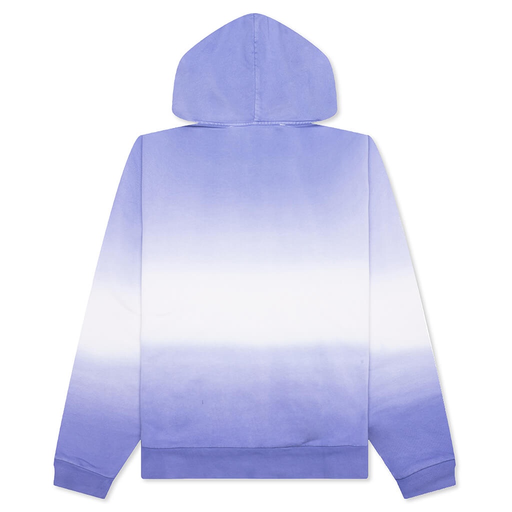 LOGO EMBROIDERY GRADIENT HOODIE - LAVENDER - 2