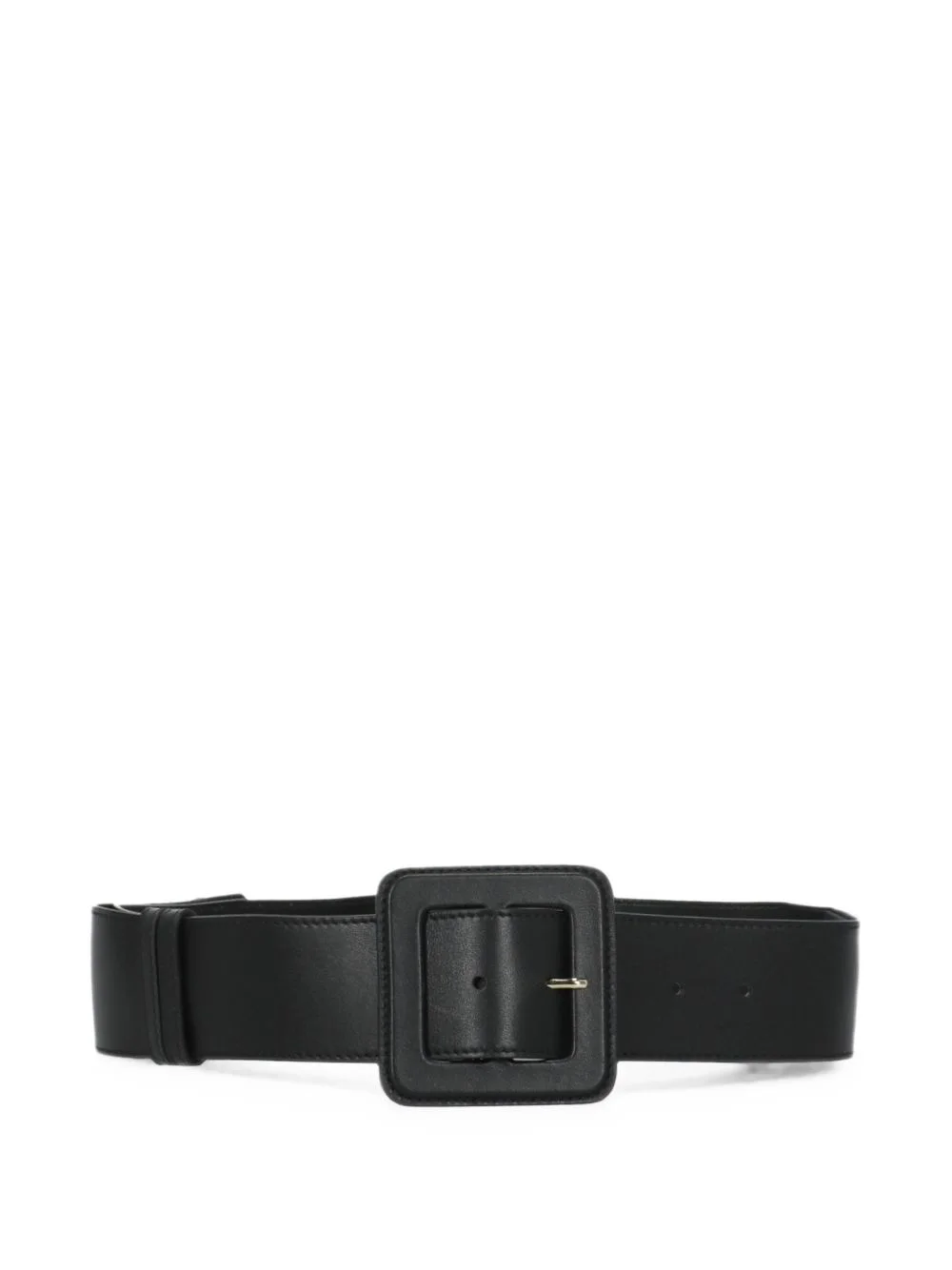buckle-fastening leather belt - 1