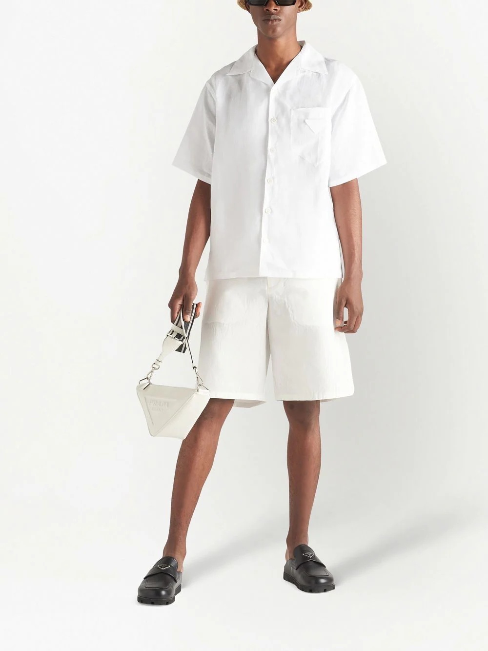 short-sleeve linen shirt - 2