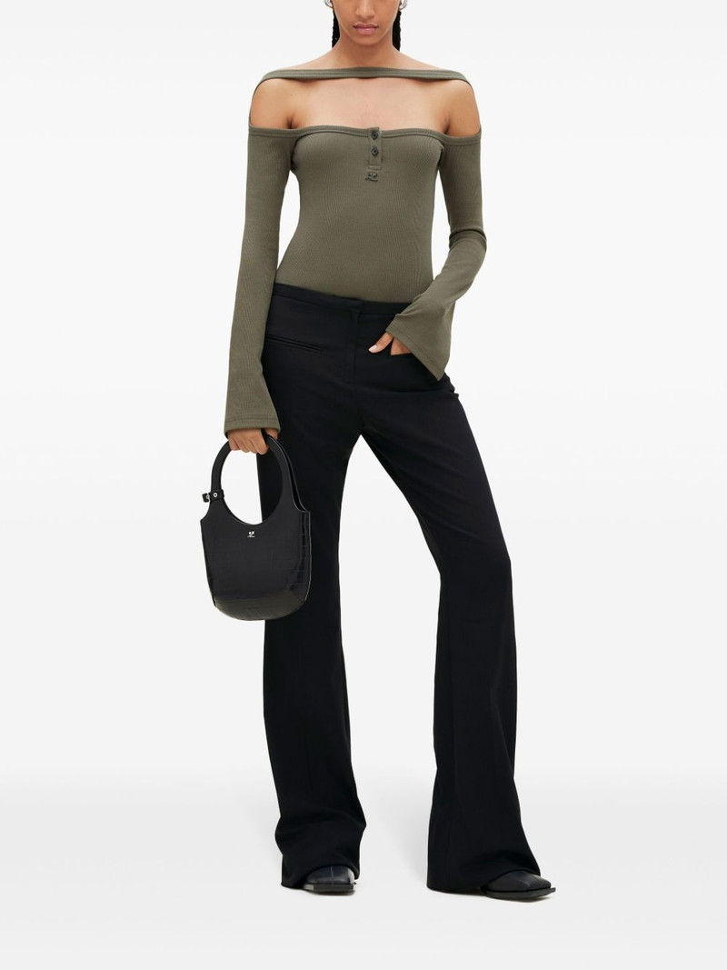 courrèges cut-out ribbed bodysuit outlook