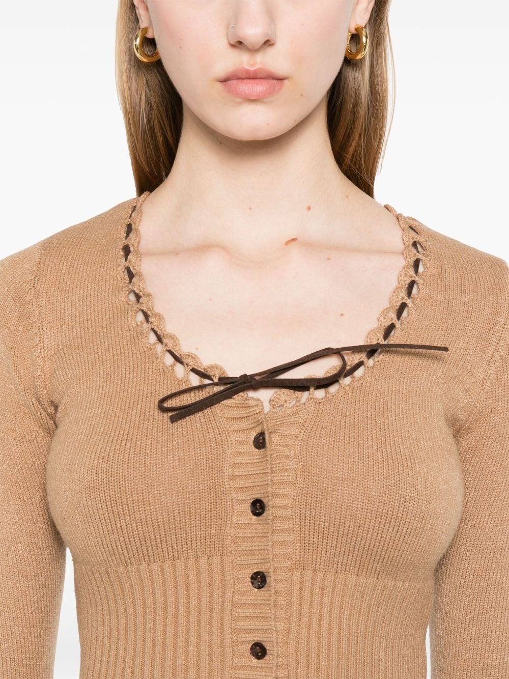 x Bella Hadid Texas cardigan - 5