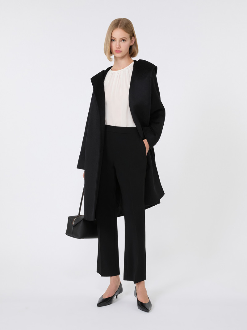Max Mara NEWMANG Hooded wool coat outlook