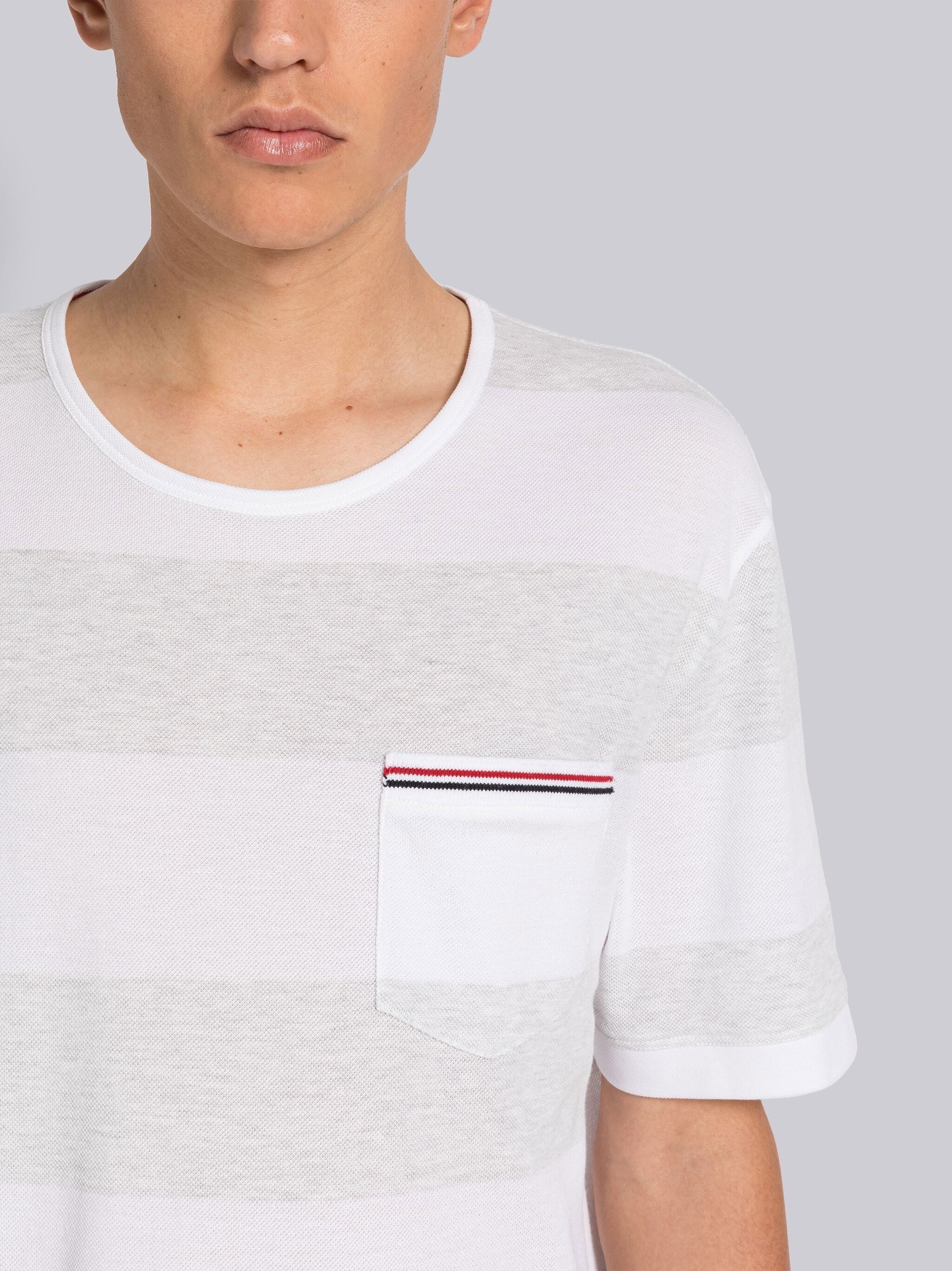 RUGBY STRIPE PIQUE OVERSIZED POCKET TEE - 5