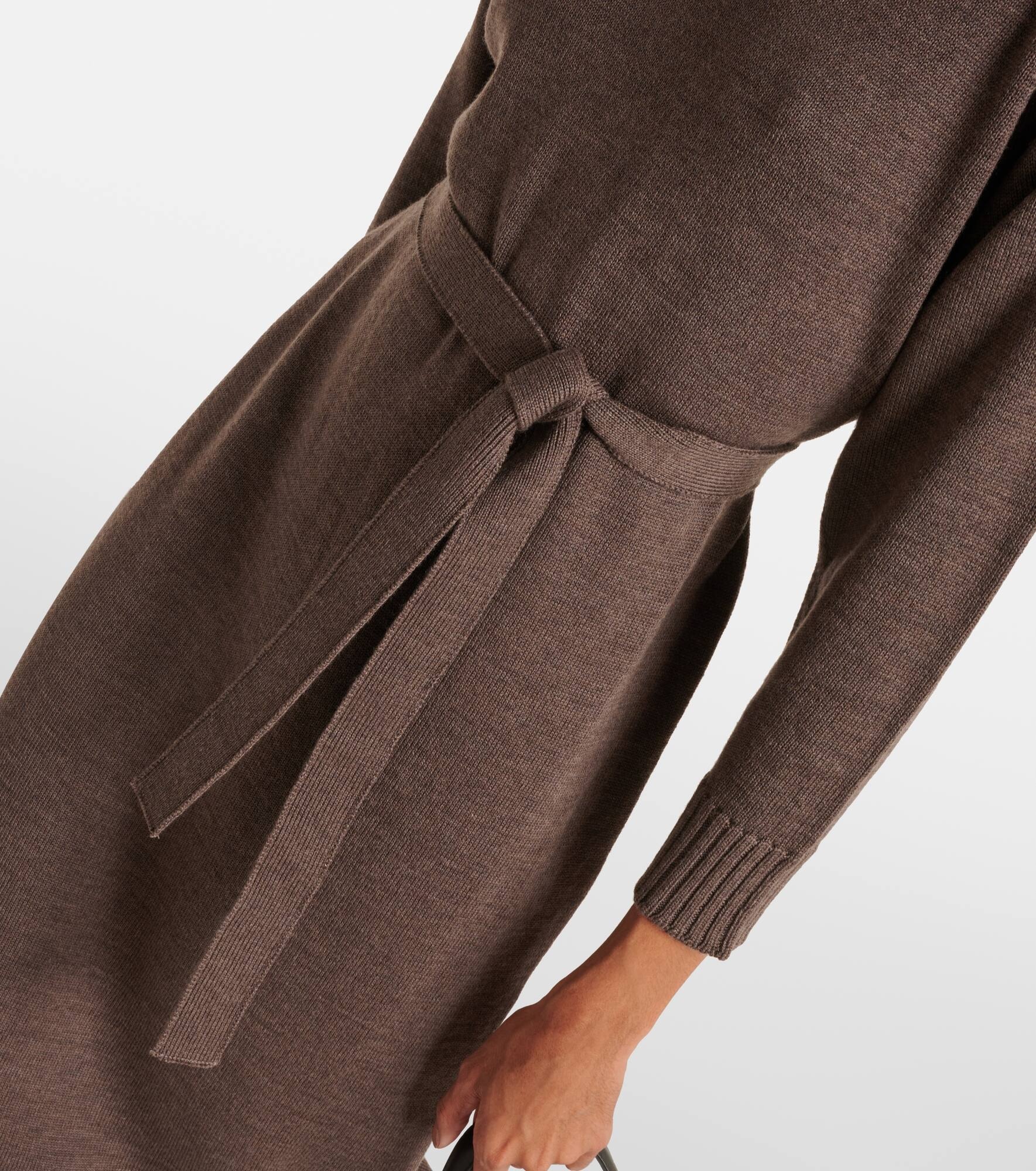 Virgin wool midi dress - 5